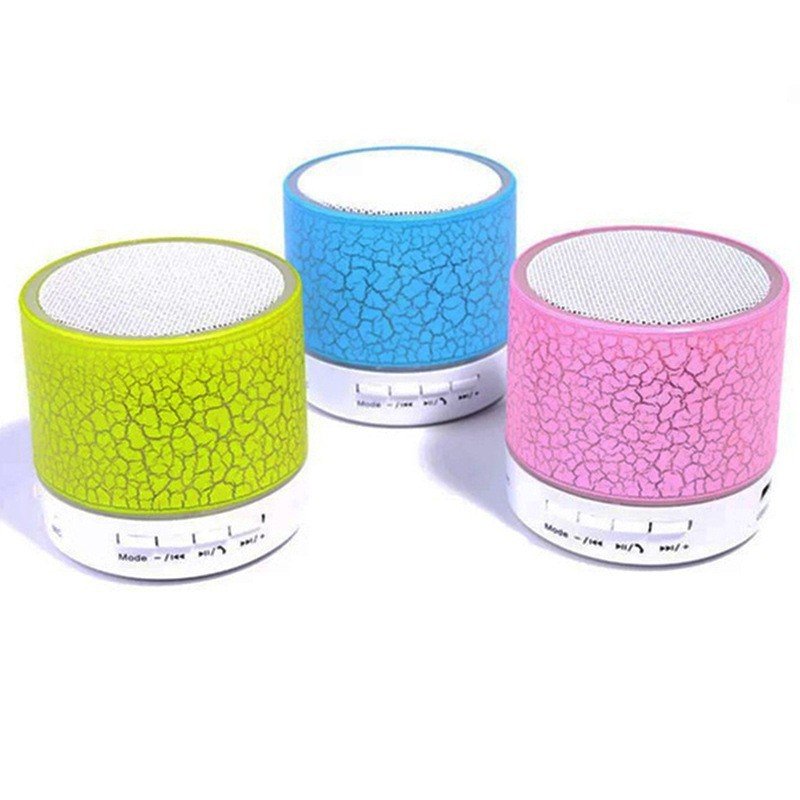 Outdoor Portable Colorful LED Speakers Wholesale Waterproof Wireless Stereo A9 Speaker
