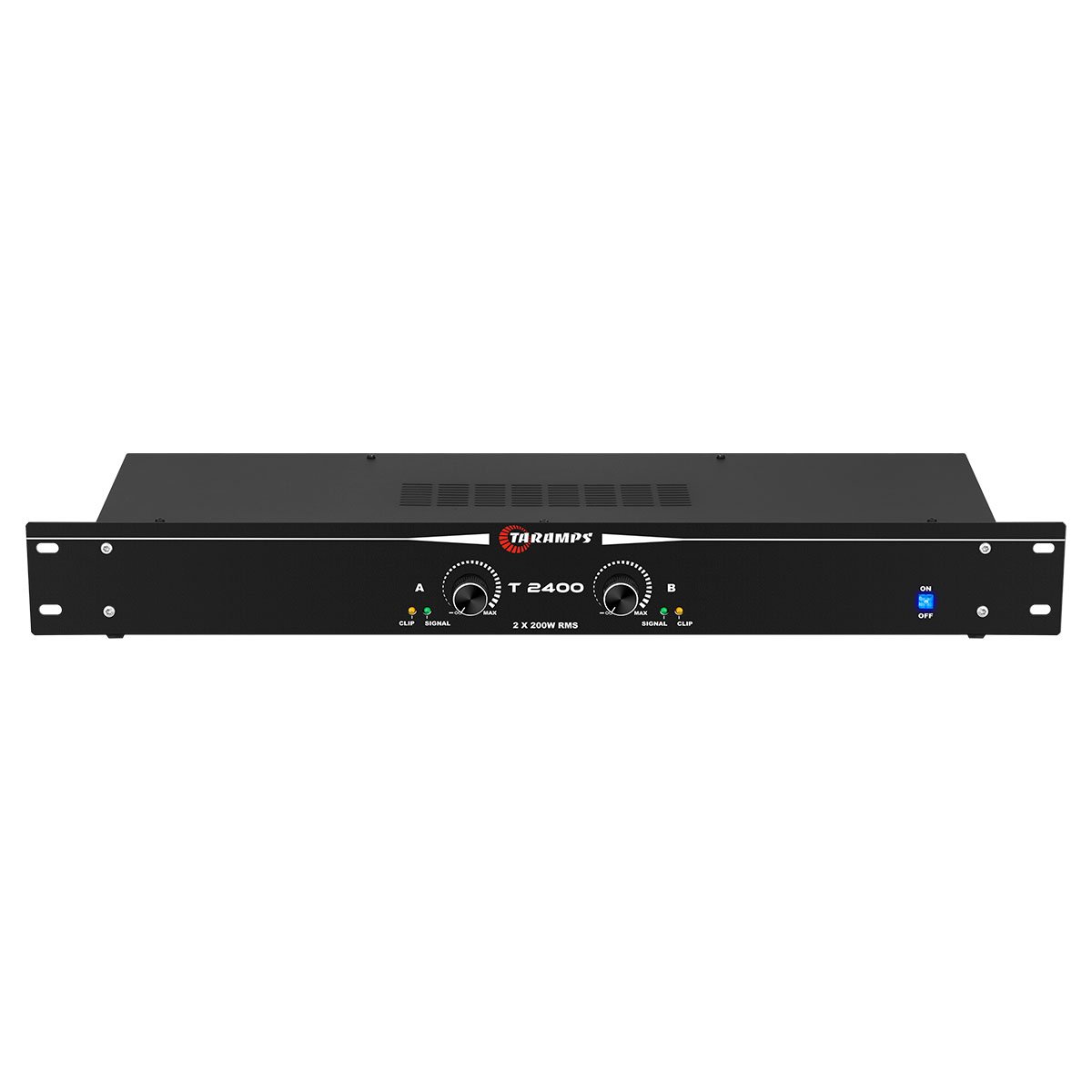 Taramps T 2400 Professional Amplifier 2 Channel 200 Watts 4 Ohms 400W Used in Churches Shows Home Pro Audio System Sound Quality