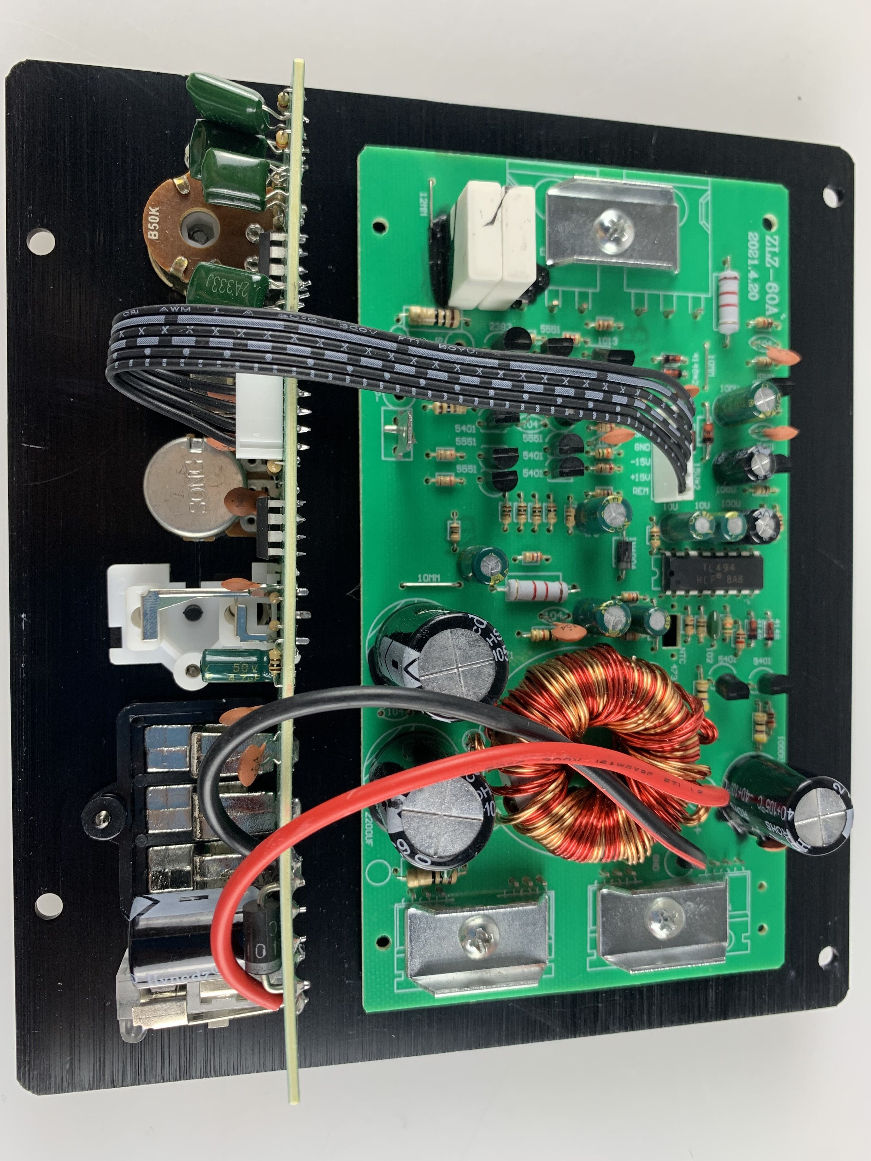 OEM C0028 12V 600W PA-60A Bass Lossless Automotive Audio Amplifier Board Module Sound High Power Subwoofer