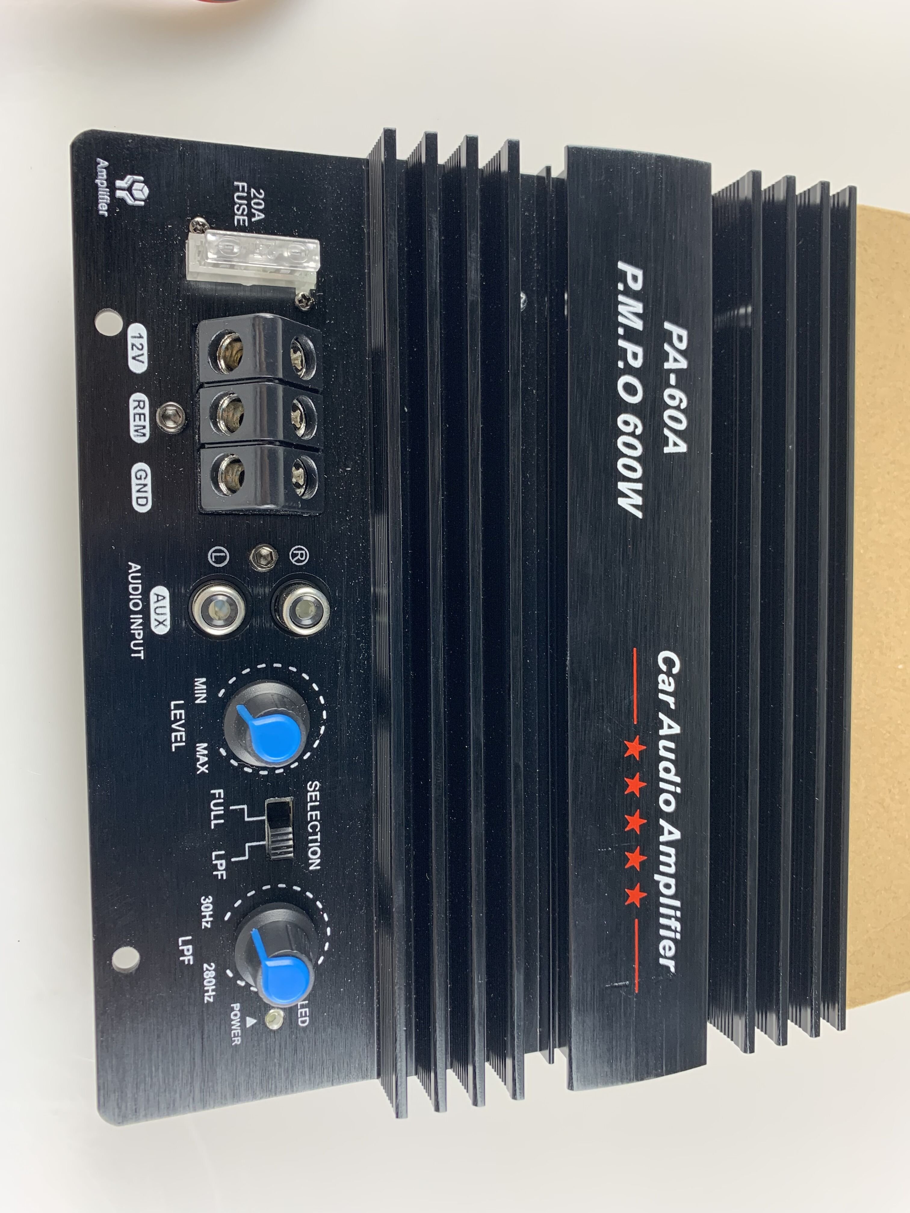 OEM C0028 12V 600W PA-60A Bass Lossless Automotive Audio Amplifier Board Module Sound High Power Subwoofer