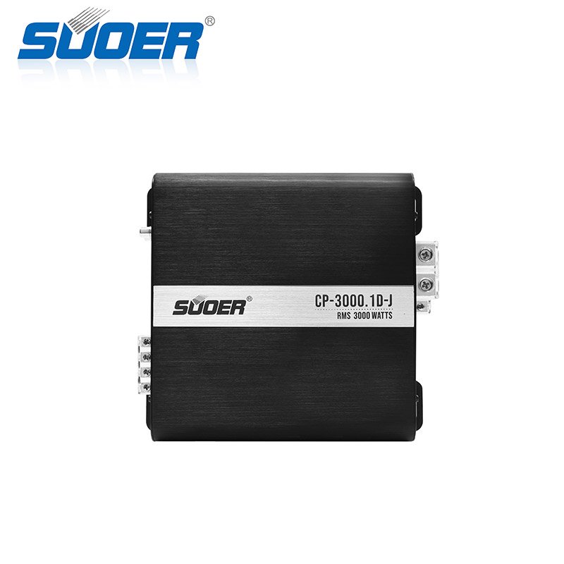 Suoer CP-3000.1d-j Amplificador Para Coche Monoblock Full Range 9000 Watts Max Power Car Amplifier