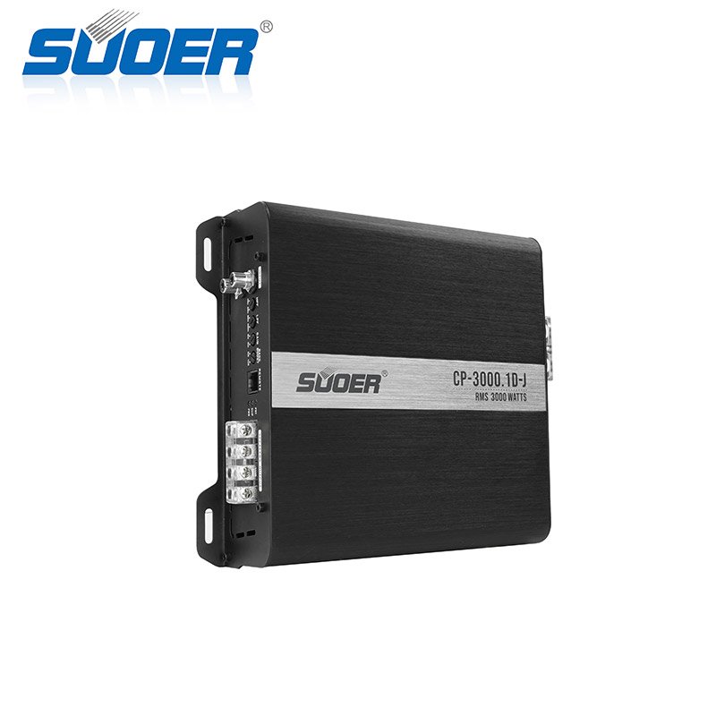Suoer CP-3000.1d-j Amplificador Para Coche Monoblock Full Range 9000 Watts Max Power Car Amplifier