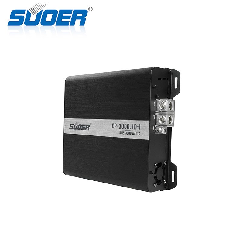 Suoer CP-3000.1d-j Amplificador Para Coche Monoblock Full Range 9000 Watts Max Power Car Amplifier