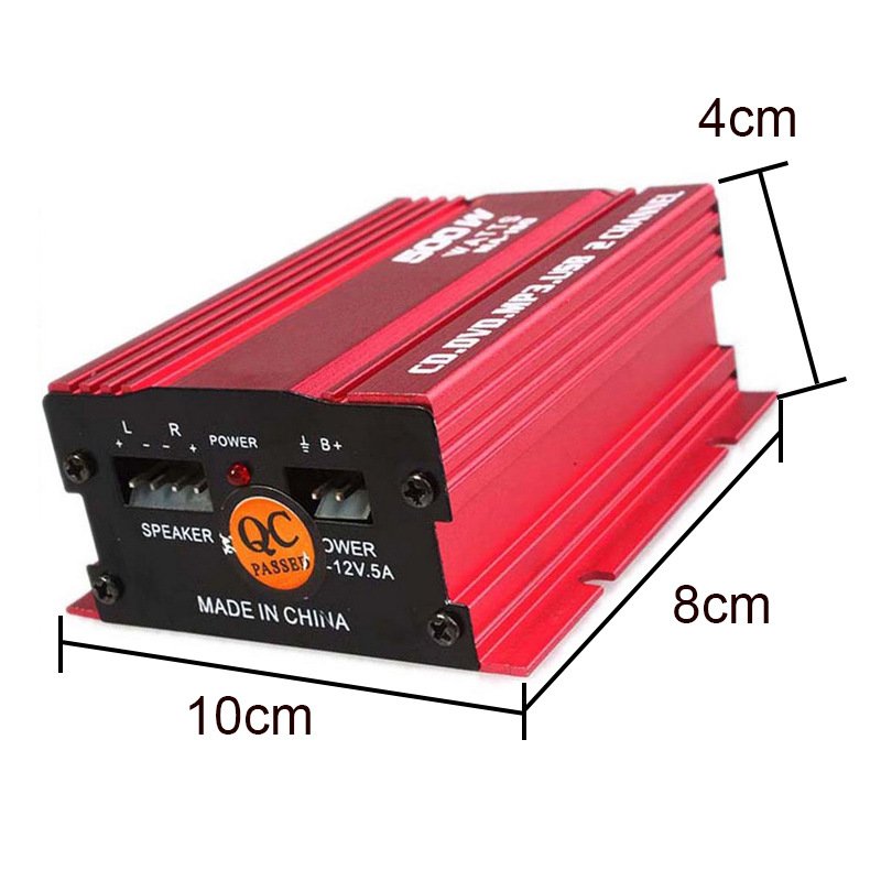 MA150 Mini Power Amplifier 12V Car Small Power Amplifier Car Stereo HIFI Power Amplifier with Pure 5V Output