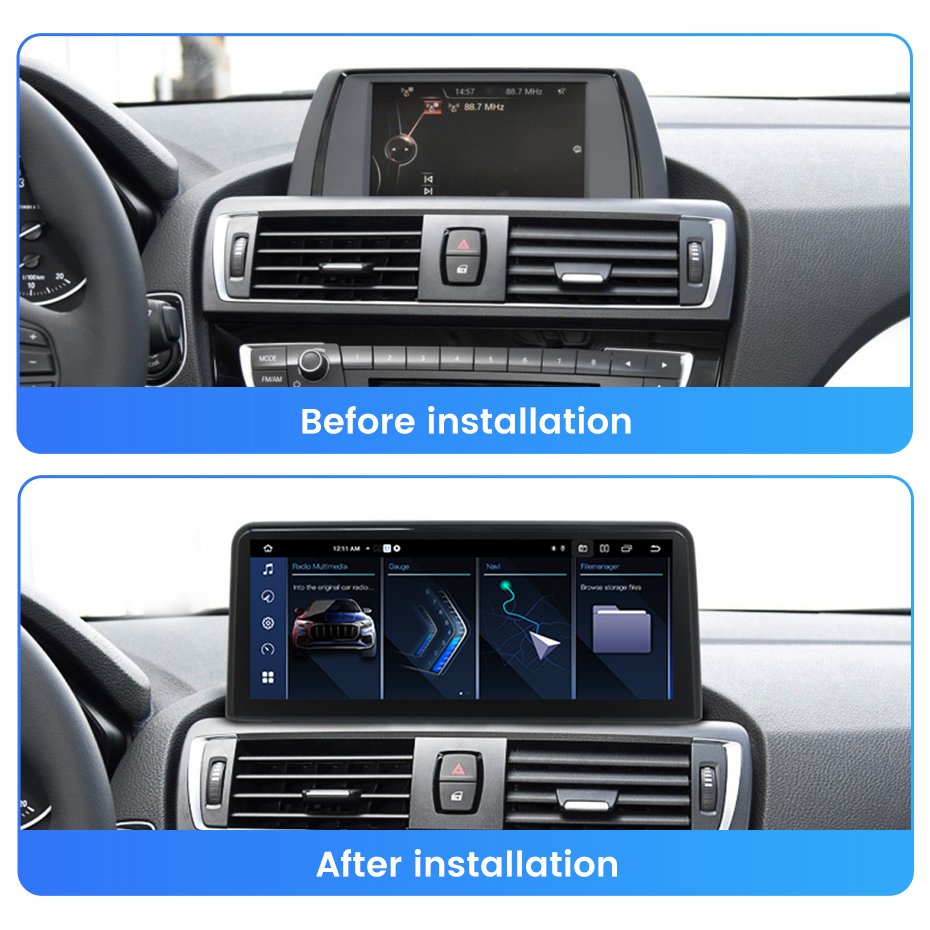 Mekede MNX 8core Android 4+64GB Car Audio for BMW 1 Series 2013-2017 F20 F21 NBT Video Autoradio GPS Navigation Stereo