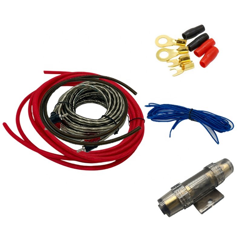 High Quality 4/6/8/10GA Car Amplifier Install Wiring Kit CCA Subwoofer Cable Kit for Car Audio