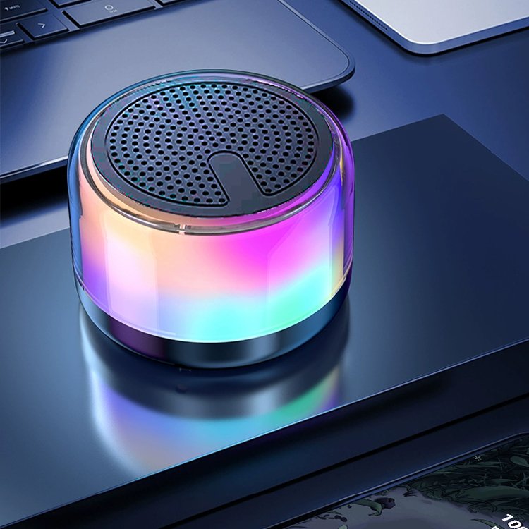 Multifunction Portable Wireless Blue Tooth Speaker with Mixed Colorful Lights New Style for Outdoor Party & Gaming