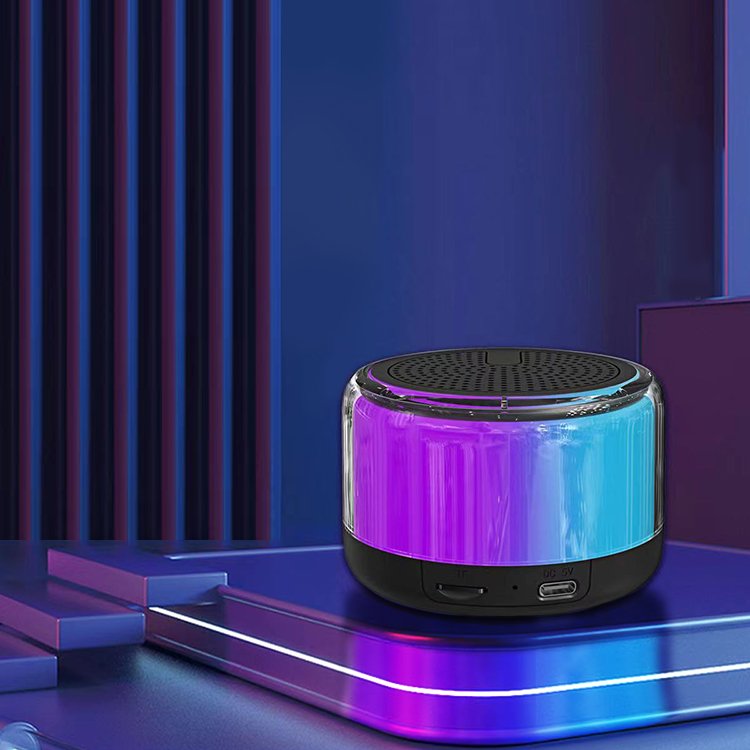 Multifunction Portable Wireless Blue Tooth Speaker with Mixed Colorful Lights New Style for Outdoor Party & Gaming