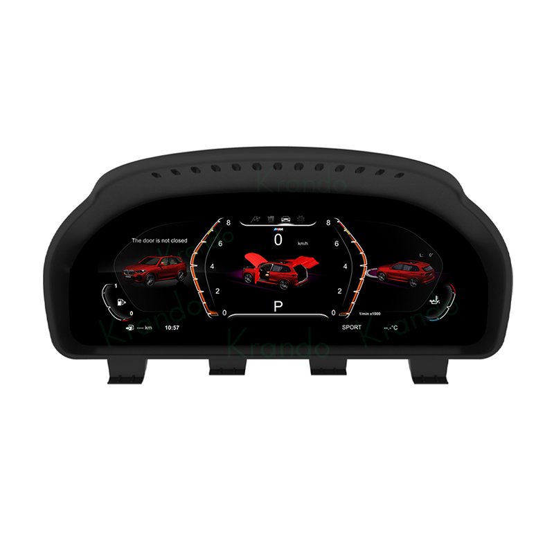 Krando Car Dashboard Display Panel for BMW X5 F15 F18 X6 F16 F85 2013-2017 Digital Cluster Cockpits Instrument Speed Meter