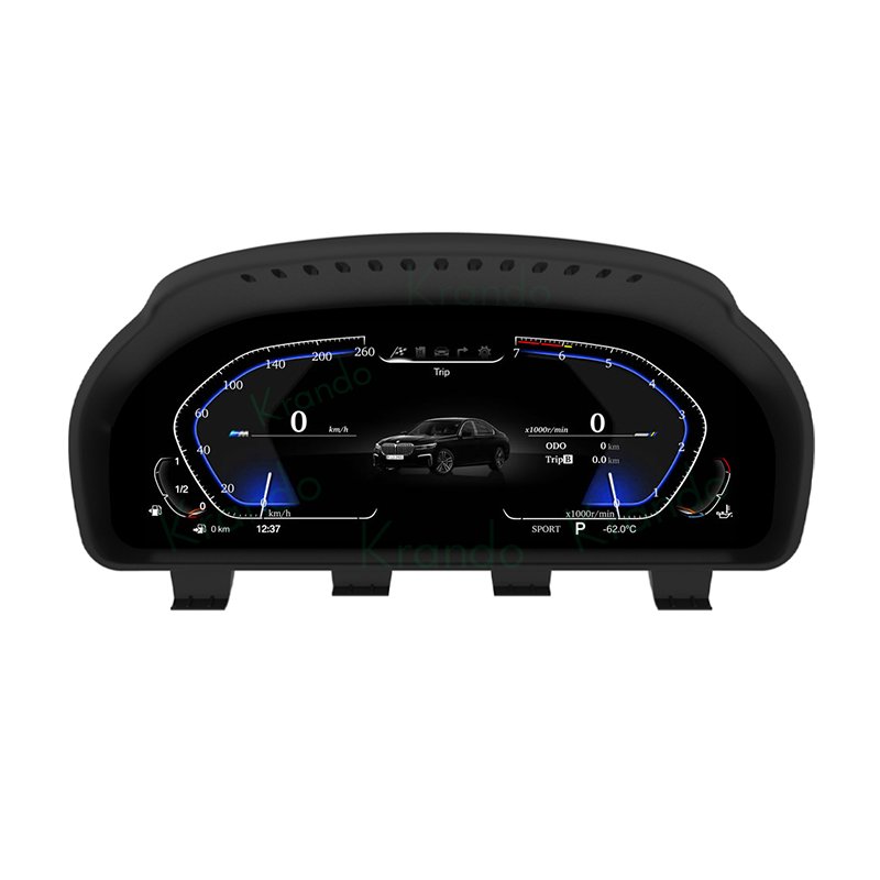 Krando Car Dashboard Display Panel for BMW X5 F15 F18 X6 F16 F85 2013-2017 Digital Cluster Cockpits Instrument Speed Meter