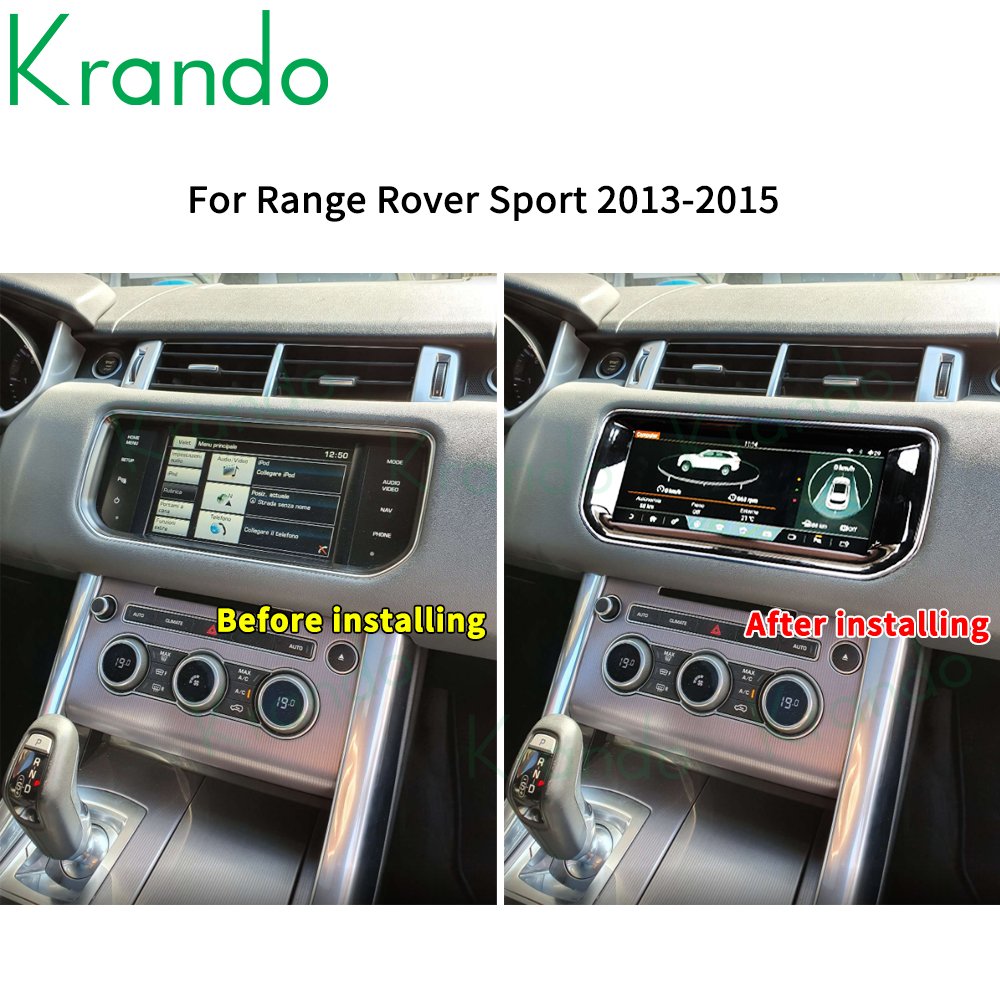 Krando 10.25" Android 13.0 8G 128G Car Radio Media Player for Land Rover Range Vogue L405 Sport L494 2013-2015 Carplay Head Unit