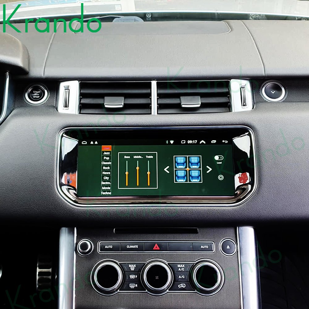 Krando 10.25" Android 13.0 8G 128G Car Radio Media Player for Land Rover Range Vogue L405 Sport L494 2013-2015 Carplay Head Unit