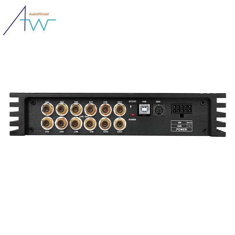Auto Electronics 5.1 Blue ToothSpeaker 12 Channel Car Audio DSP Processor PC Software Operating Multi Channel DSP Amplifier