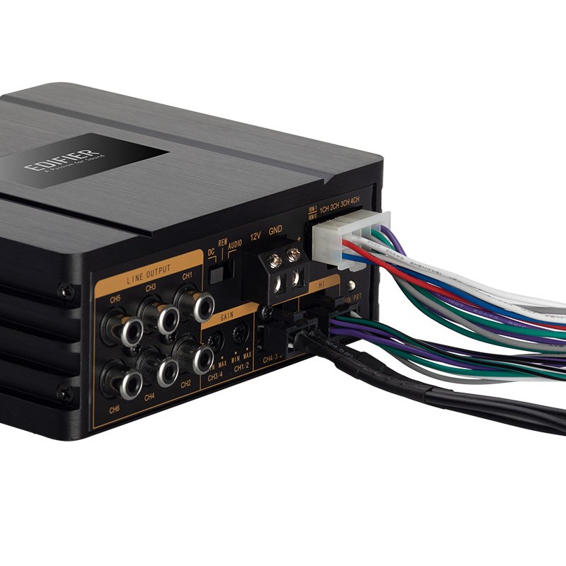 EDIFIER DA550 Automotive DSP Tuner Processor Car Power Amplifier Six Channel Professional Non Destructive