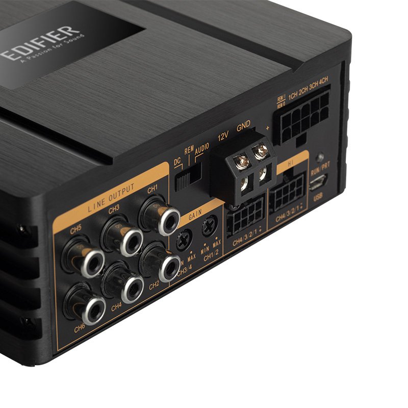 EDIFIER DA550 Automotive DSP Tuner Processor Car Power Amplifier Six Channel Professional Non Destructive