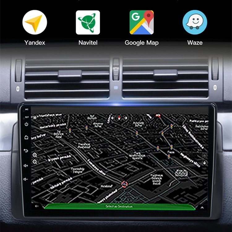 For BMW E46 1998~2006 5G+2.4G Dual Band WIFI Carplay Box Bmw Carplay Box 9 Inch Android Car Player with Gps Navigation