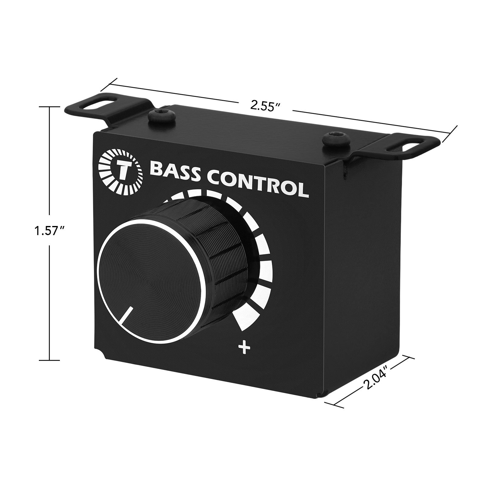 Taramps Universal Bass Knob Control Car Bass Controller Volume Knob Amplifier RCA Audio ON/Off for Amp, Black, Small, Adjuster