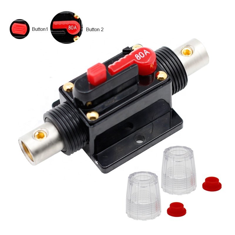 20A 30A 40A 50A 60A 70A 80A 100A 125A 150A 200A Self-recovery Circuit Breaker Inline Circuit Breaker Manual Reset Fuses