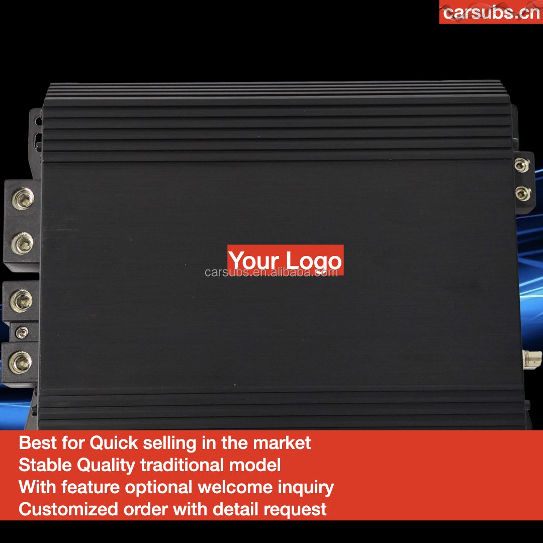 Brazilian Style Car Subwoofer Amplifier Full Range RMS 5000W Class D Peak 10000W SPL Strong Bass Monoblock Car Amplifier