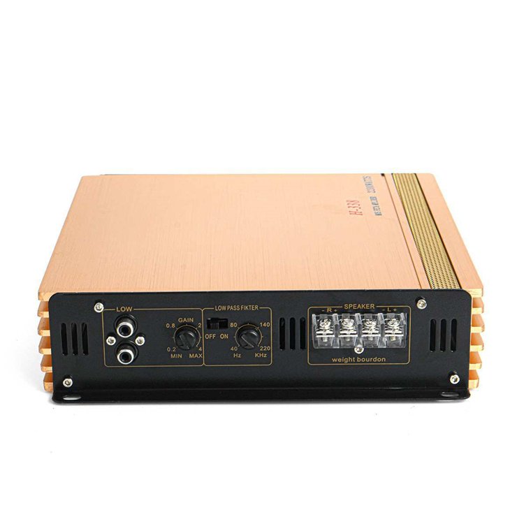 Car Amplifier 2 Channel Power Acustic Car Audio Amplifier 12V Class AB High Power 2-way (H-338)