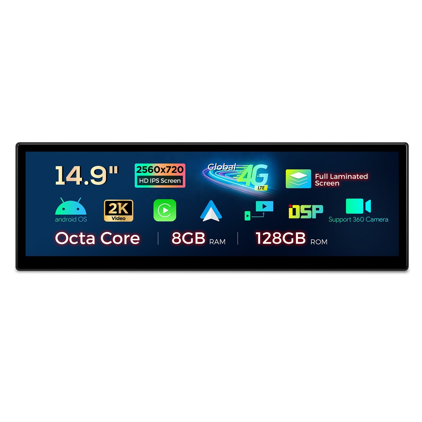 XTRONS 14 Inch Carplay Android Auto for BMW 6 Series F06/F12/F13 NBT Android 8 Core 4G LTE Car Touch Screen
