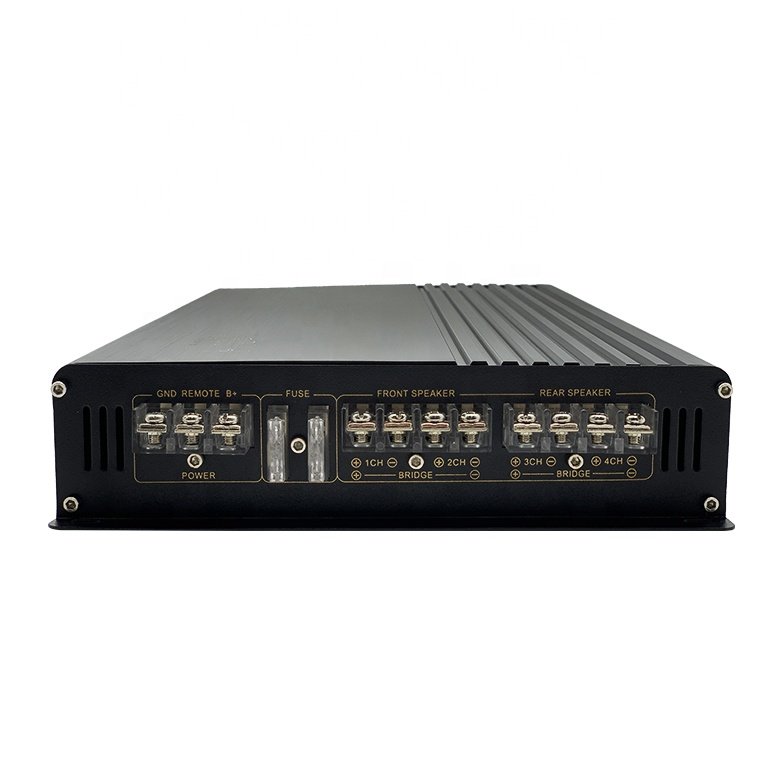 Source Manufacturer Wholesale 4-way AB-class Power Amplifier Car Audio Processor