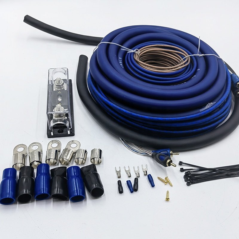 1/0 Gauge AWG CCA Copper Clad Aluminum 100% Specification Car Auto Audio Speaker Amplifier Amp Install Wiring Kits