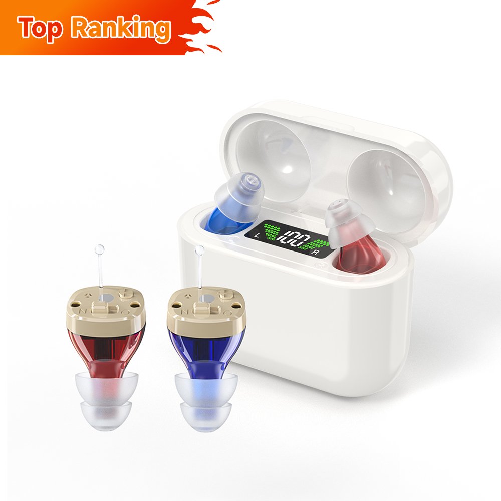 New Arrival CIC Hearing Aid Device For Seniors Rechargeable Wireless Hearing Aid Cheap Amplifier OTC hearing aids