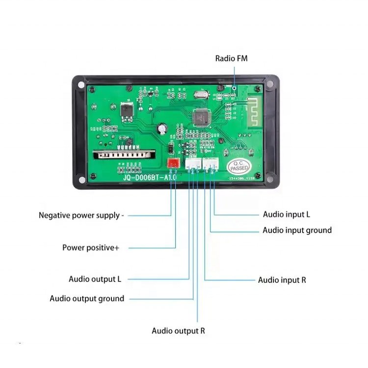 MP3 decoding board Blue tooth module car power amplifier board audio decoder audio accessories player motherboard Hot selling