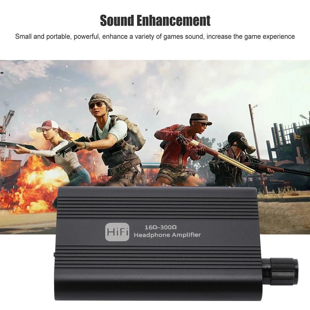 Class A Headphone Amplifier HiFi 3.5mm Audio Amp 160-300 Ohm For Speaker MP3 Player Computer Phone
