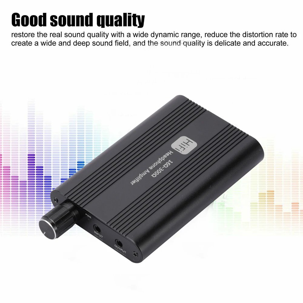 Class A Headphone Amplifier HiFi 3.5mm Audio Amp 160-300 Ohm For Speaker MP3 Player Computer Phone