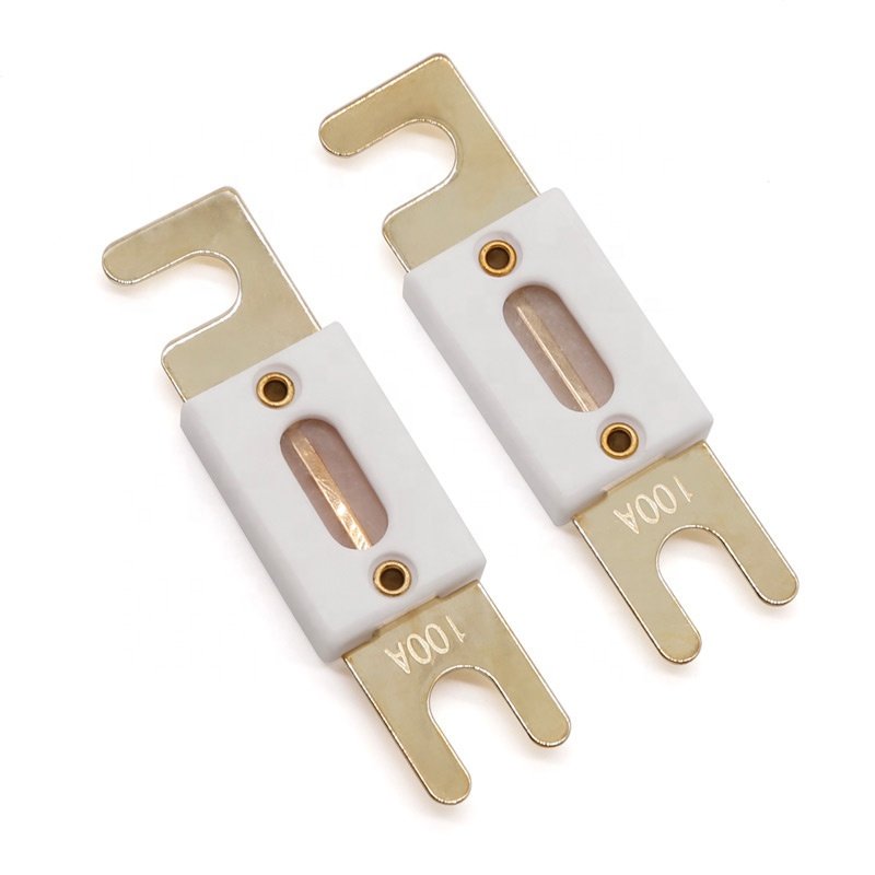 ANL C Bolt on Ceramic Copper Automobile Large Stud Fuse 32V 80V DC for Vehicle Automotive Marine Caravan Audio Video System