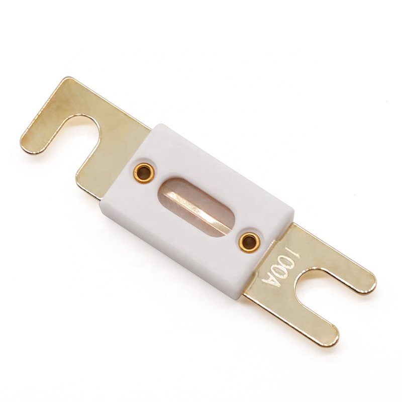 ANL C Bolt on Ceramic Copper Automobile Large Stud Fuse 32V 80V DC for Vehicle Automotive Marine Caravan Audio Video System