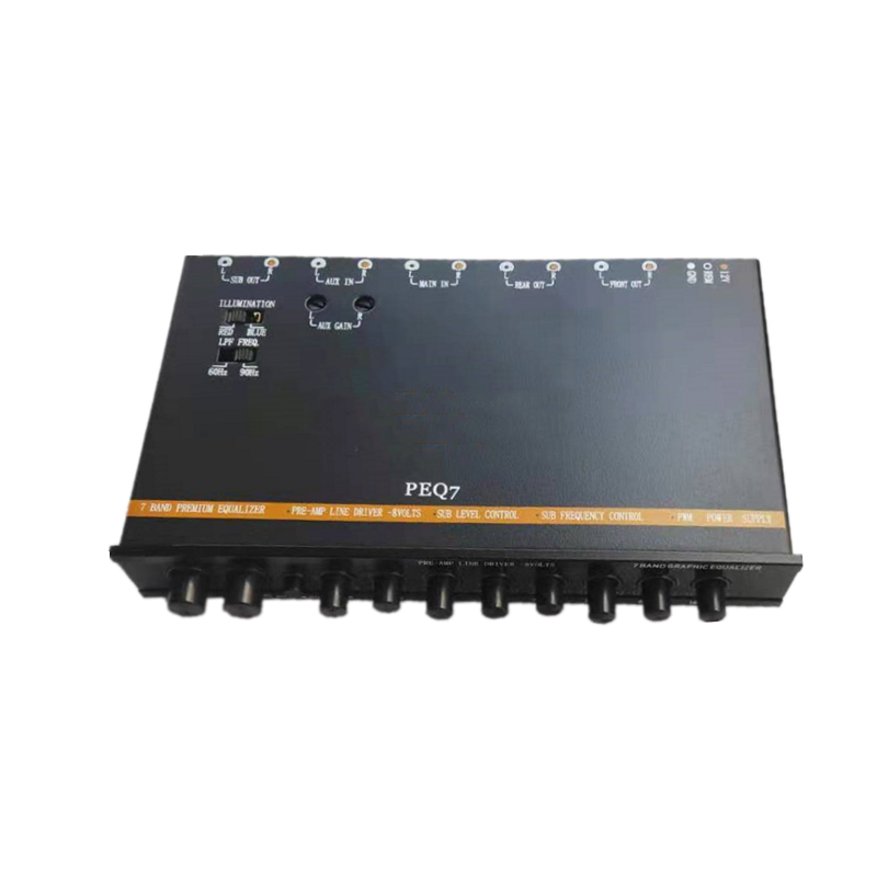 7 Band Equalizer Car Audio 4 Pin Conector Female Led Equalizer on the Rear Window of the Car Equalizer