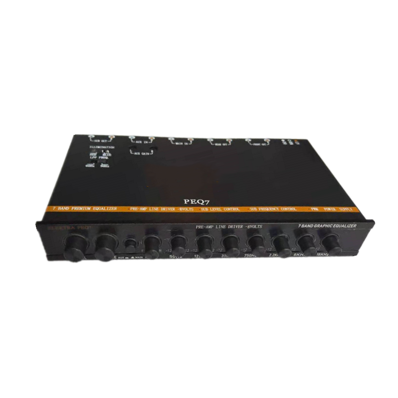 7 Band Equalizer Car Audio 4 Pin Conector Female Led Equalizer on the Rear Window of the Car Equalizer