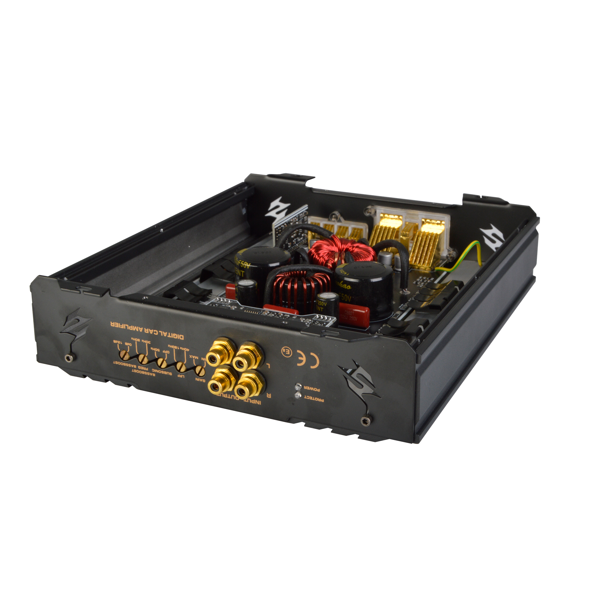 Monoblock Car Amplifiers for Car Audio 600W With Line Controller Class D Car Amplifier