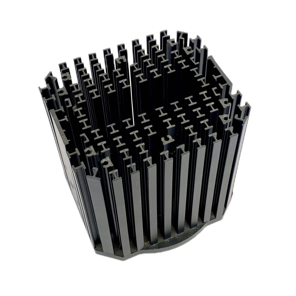 Anodized Profile Skived Fin Compressor Cpu Cooler Aluminium Cob LED Light Heat Sink