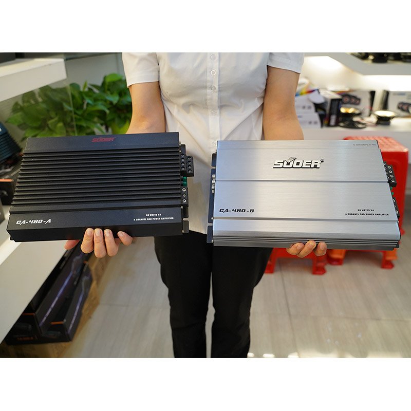 Suoer CA-480-B 4 Channel Car Amplifier Ride on Car 1000w 1500W 1800W 2800W 4500W 4 Channel Car Amplifier