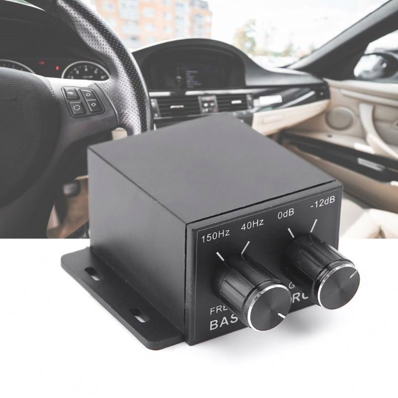 Car Regulator Amplifier Bass Subwoofer Stereo Equalizer Controller 4 RCA
