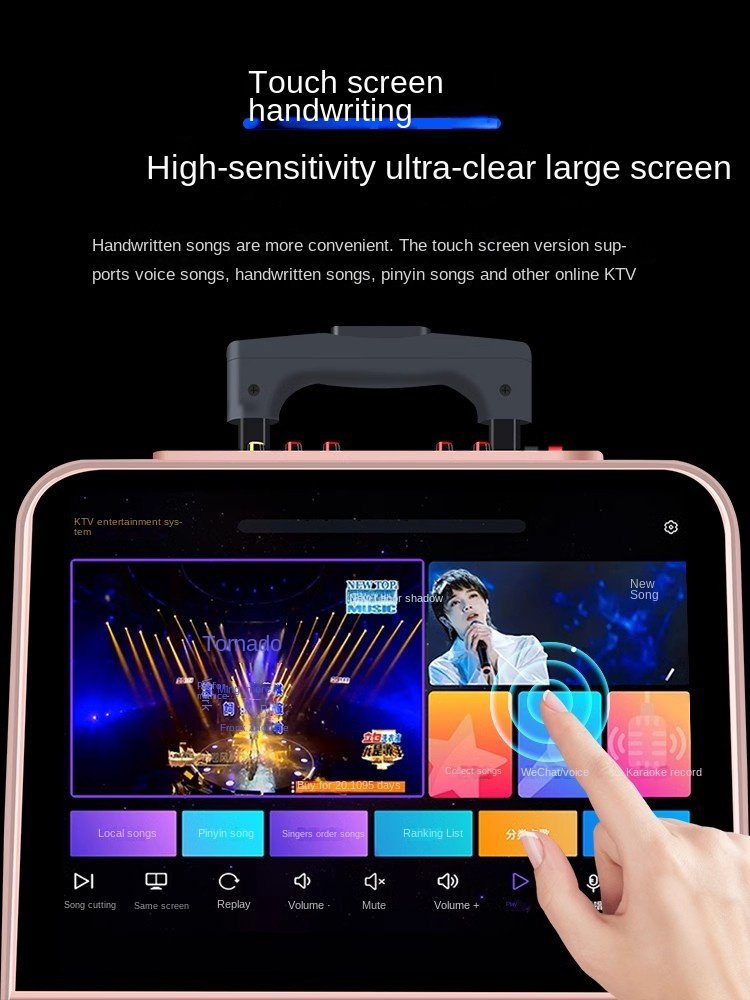 N60 Portable mobile handcart pull rod mobil Audio video intelligent sound mp3 mp4 player sound speaker