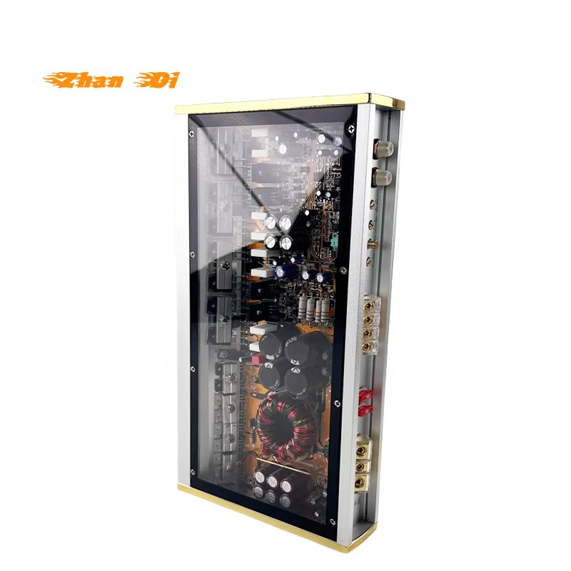 Small Size Car Audio Amplifier 2 Channel Car Amp High Quality Big Power Amp Class AB Car Amplifier