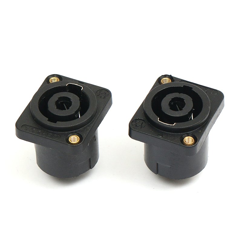 OEM Free Sample 5000M Ohm Insulation resistance professional audio socket Cannon socket audio amplifier cannon ohm socket