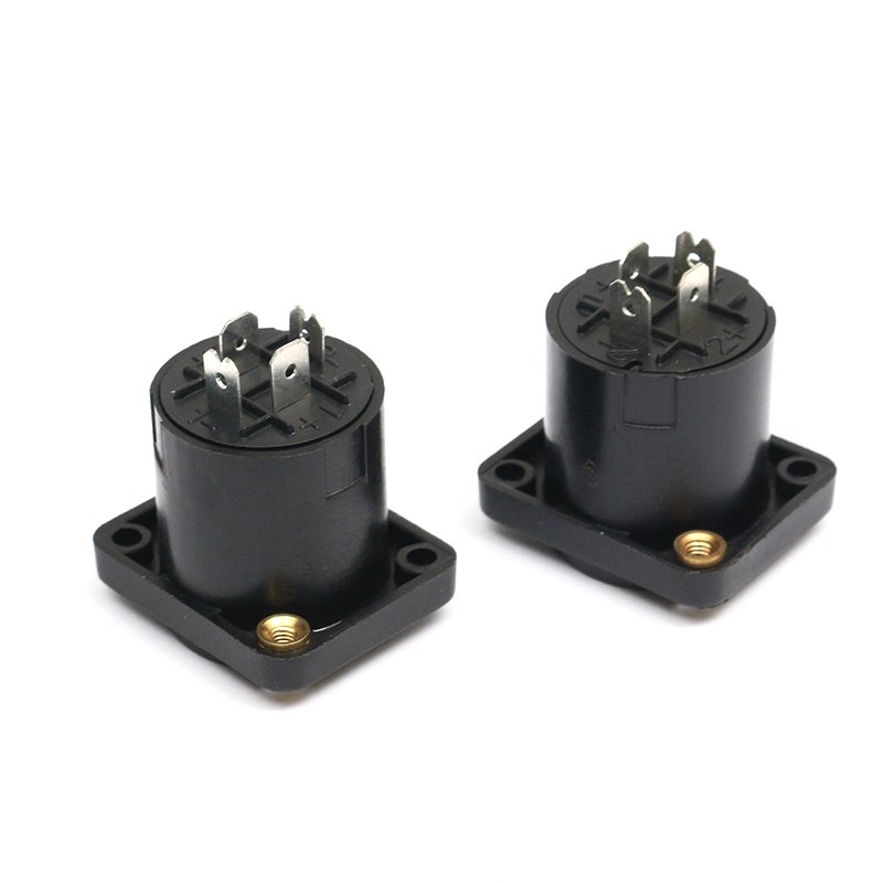 OEM Free Sample 5000M Ohm Insulation resistance professional audio socket Cannon socket audio amplifier cannon ohm socket