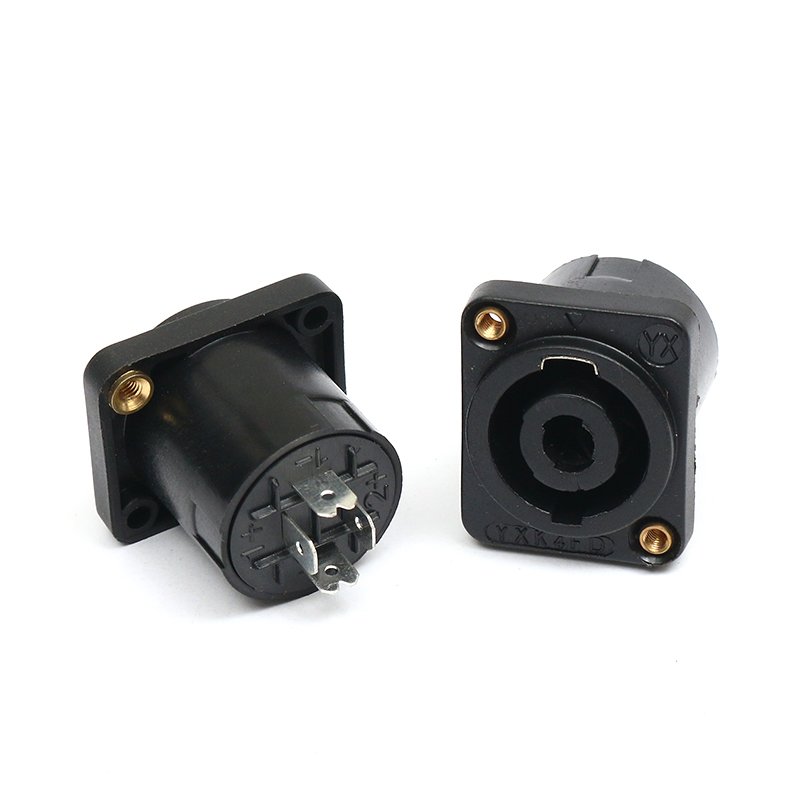 OEM Free Sample 5000M Ohm Insulation resistance professional audio socket Cannon socket audio amplifier cannon ohm socket