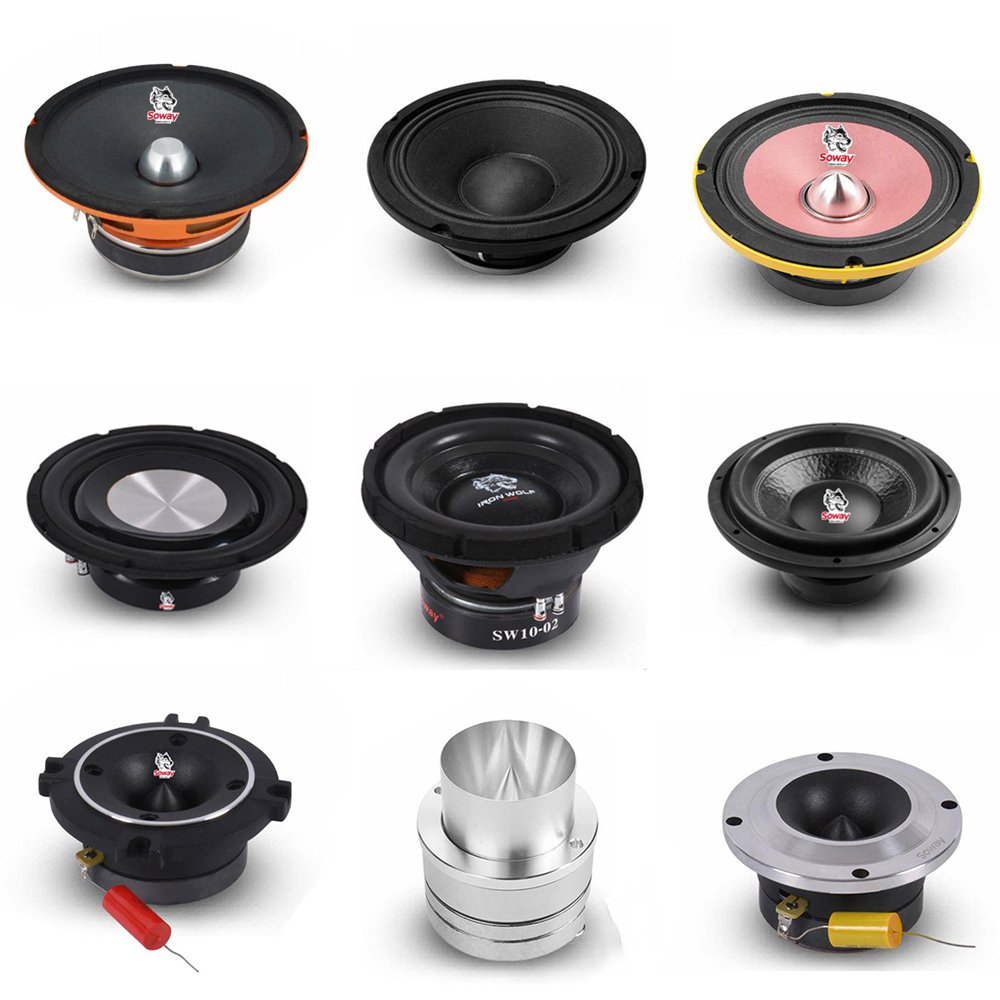Soway SW15-37A 10/12/15/18/21 Inch RMS 2500W Power Car Subwoofer for Car Power 3000 Watt Max Power Car Subwoofer Audio