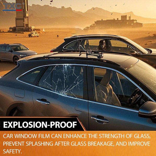 Production Line Specials Luxury Car PPF Film Dubai Heat Reflective 95 UV Rejection