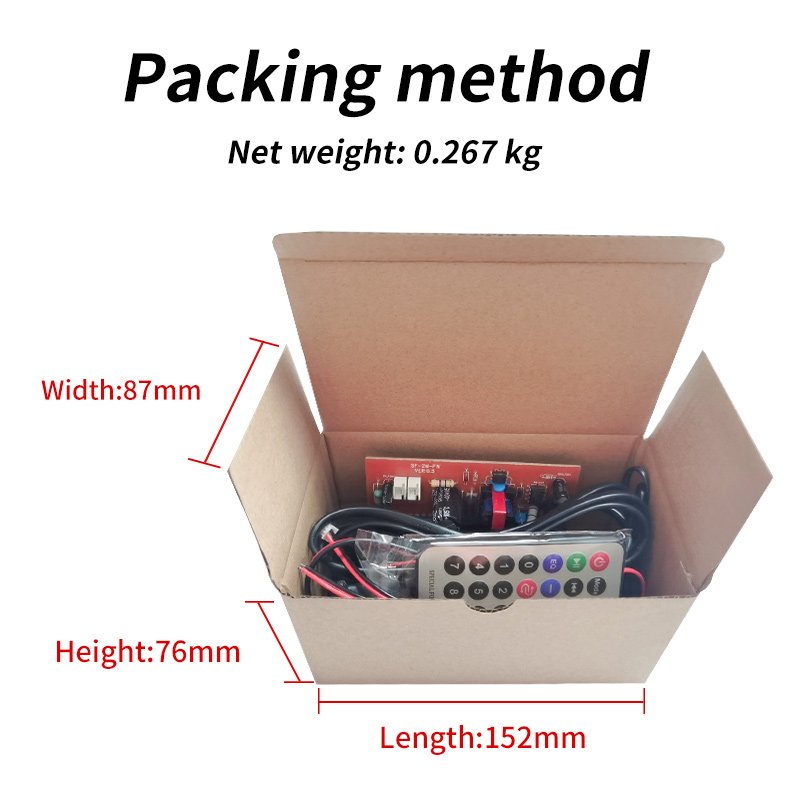 Custom Plate Subwoofer Car-Borne Power Amplifiers 8-10Inch Speaker with Remote Control Microphone Karaoke Amplifier Board