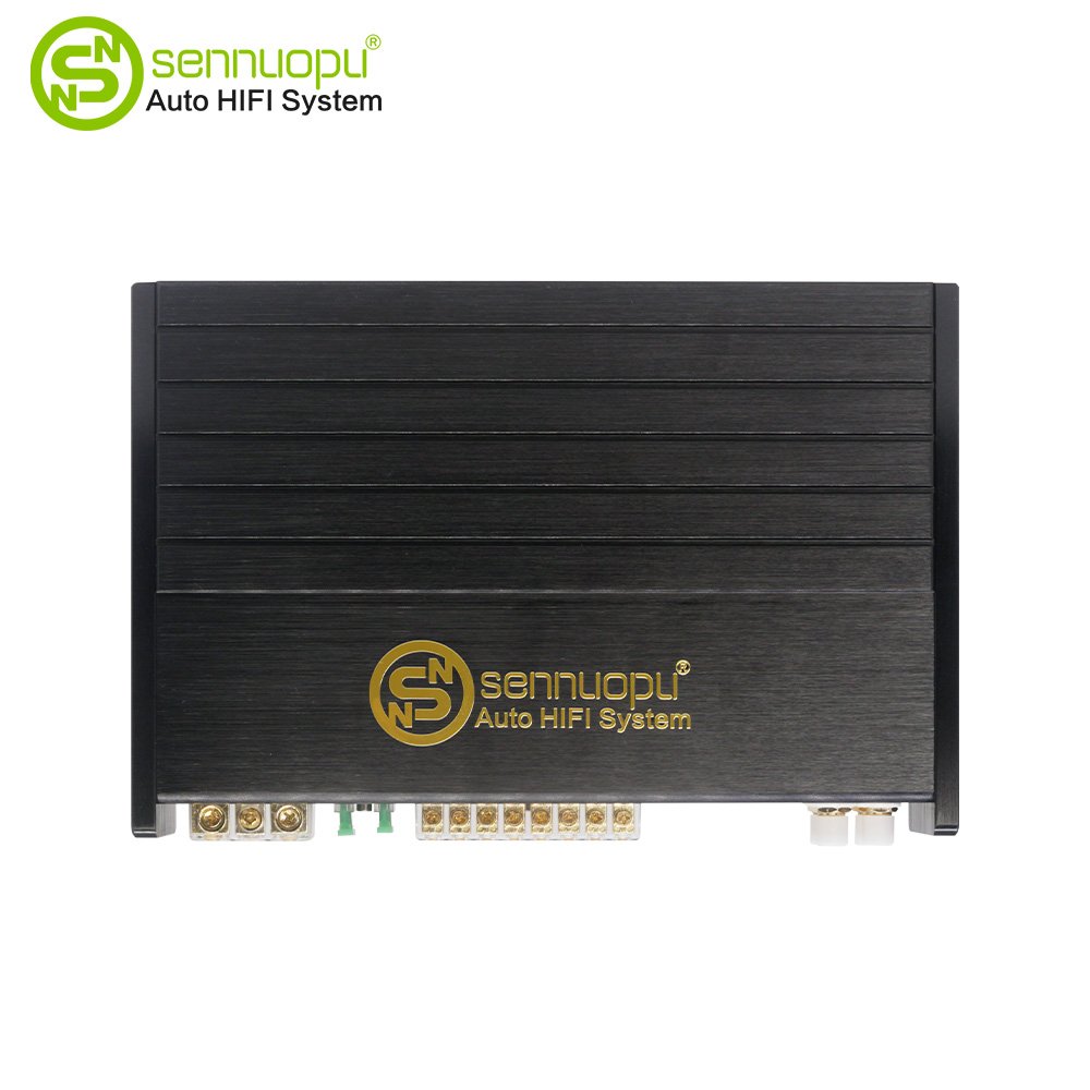 Sennuopu HQ-200.4A 4-Channel Class AB Car Amplifier Aluminium with Equalizers and Crossovers