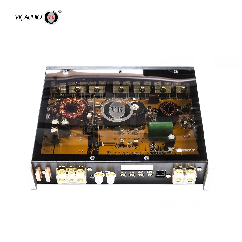 Professional Class D Sound Digital Car Audio Amplifier Super Big Power 1 Channel 12V Car Audio Enhancement