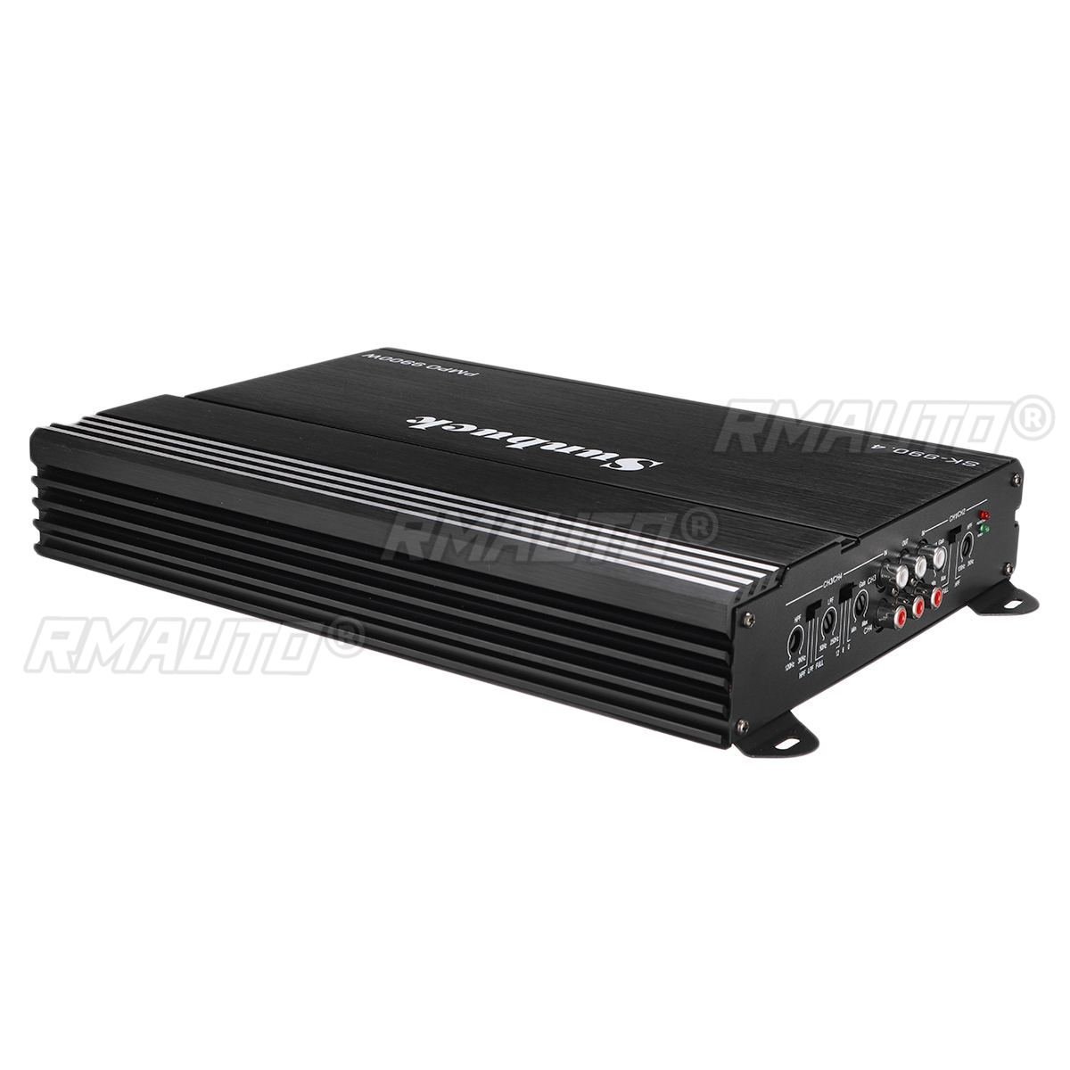 12V 9900W Car Amplifier Multichannel Powerful Car Audio Subwoofer Aluminum Alloy Vehicle Power Stereo Amp Car Sound Amplifiers